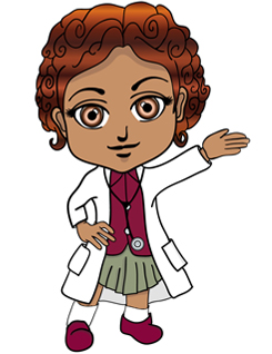 picture of little Cartoon Doctor Mandi